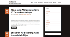 Desktop Screenshot of masjaki.com