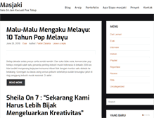 Tablet Screenshot of masjaki.com